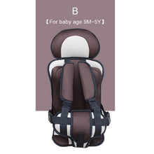 Load image into Gallery viewer, Newest Design Safety Mat Children Seat Convenient to Carry Sitting Pillow Baby Protection Sitting Cushion Travel Booster Chair