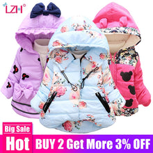 Load image into Gallery viewer, LZH Baby Girls Jacket 2019 Autumn Winter Jacket For Girls Coat Kids Warm Hooded Outerwear Coat For Girls Clothes Children Jacket