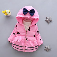 Load image into Gallery viewer, LZH Baby Girls Jacket 2019 Autumn Winter Jacket For Girls Coat Kids Warm Hooded Outerwear Coat For Girls Clothes Children Jacket