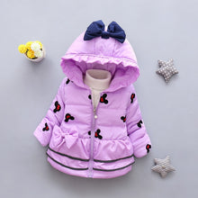Load image into Gallery viewer, LZH Baby Girls Jacket 2019 Autumn Winter Jacket For Girls Coat Kids Warm Hooded Outerwear Coat For Girls Clothes Children Jacket
