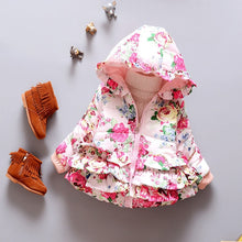Load image into Gallery viewer, LZH Baby Girls Jacket 2019 Autumn Winter Jacket For Girls Coat Kids Warm Hooded Outerwear Coat For Girls Clothes Children Jacket