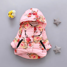 Load image into Gallery viewer, LZH Baby Girls Jacket 2019 Autumn Winter Jacket For Girls Coat Kids Warm Hooded Outerwear Coat For Girls Clothes Children Jacket