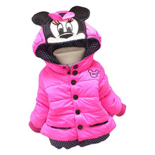 Load image into Gallery viewer, LZH Baby Girls Jacket 2019 Autumn Winter Jacket For Girls Coat Kids Warm Hooded Outerwear Coat For Girls Clothes Children Jacket