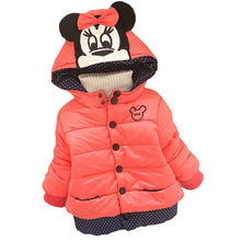 Load image into Gallery viewer, LZH Baby Girls Jacket 2019 Autumn Winter Jacket For Girls Coat Kids Warm Hooded Outerwear Coat For Girls Clothes Children Jacket