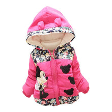 Load image into Gallery viewer, LZH Baby Girls Jacket 2019 Autumn Winter Jacket For Girls Coat Kids Warm Hooded Outerwear Coat For Girls Clothes Children Jacket