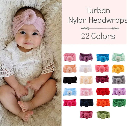 Baby Headband Newborn Girl Headbands Infant Turban Toddler Hair Accessories Nylon Cotton Headwrap Hair Band Cute Kwaii Soft 2019