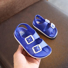 Load image into Gallery viewer, 2019 Summer Boys Leather Sandals for Baby Flat Children Beach Shoes Kids Sports Soft Non-slip Casual Toddler Sandals 1-5 years