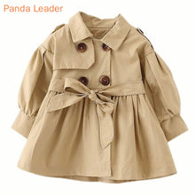 Load image into Gallery viewer, Baby Jacket Casaco Infantil Girl Baby Coat 2019 Spring Baby Jas Trench Double Breast Windbreaker for Girl Kids Jacket For 1-4T